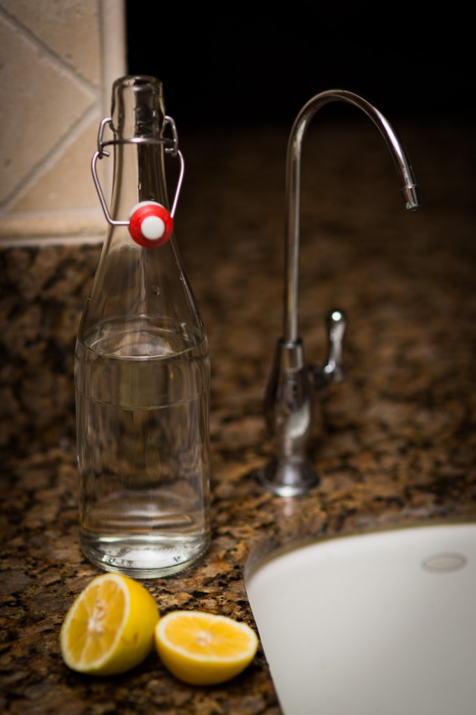 Glass bottle Water Filter