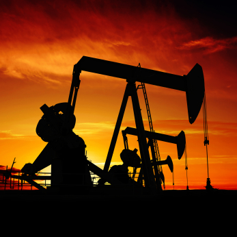 pumpjack silhouettes